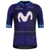 Completo Maglia + Pantaloncino con bretelle 2023 Movistar Team Manica Corta Blu